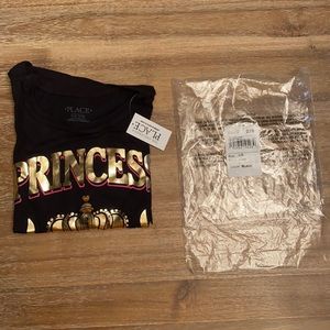 Children’s black long sleeve - Princess
